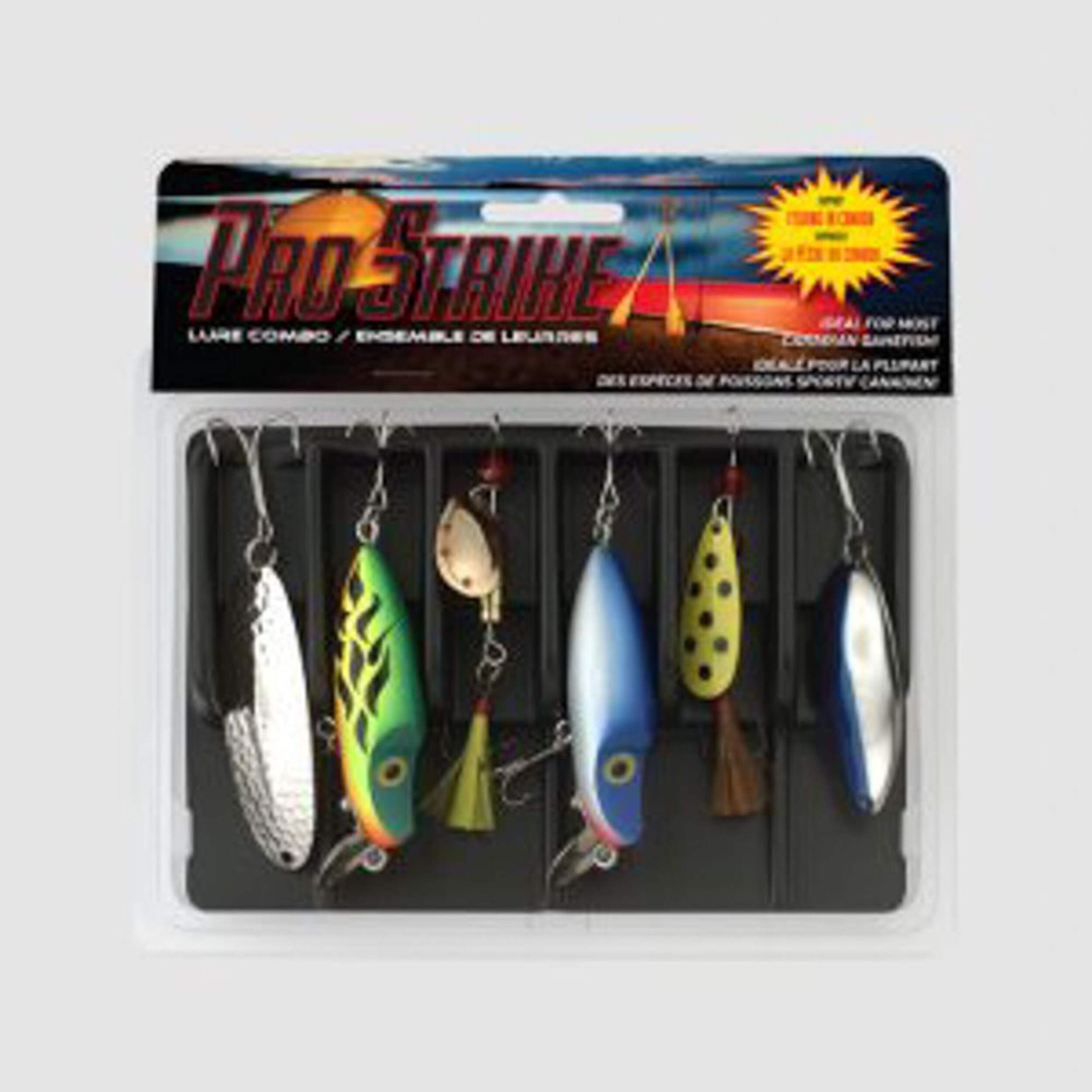 Lucky Strike Pro Strike Fishing Lure Combo Kit Front_Flat