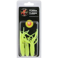 Xcalibur Rigged Tubes, Chartreuse Flake, 3.5-in, 3-pk Front_Flat