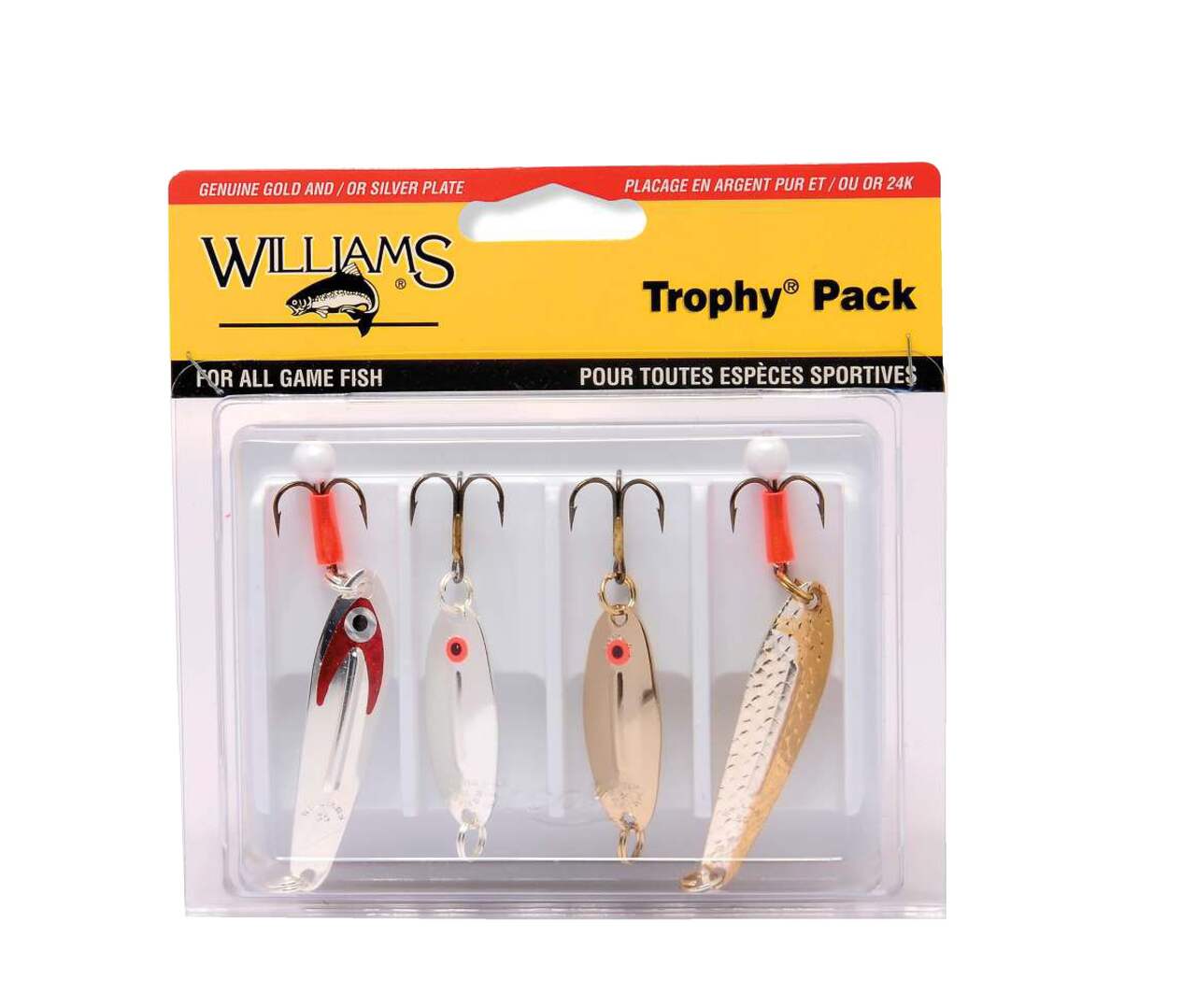 Williams Trophy Wabler/Whitefish Lure Kit, 4-pk