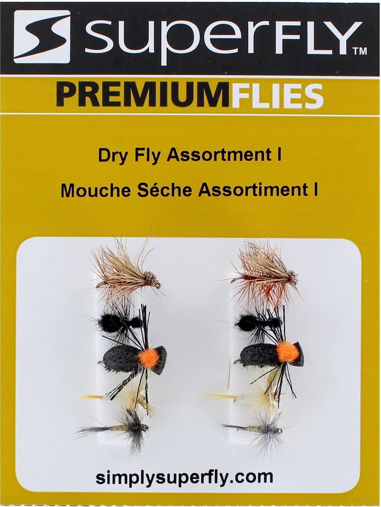 Superfly Dry Fly Assortment, Size 1