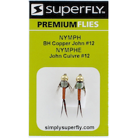 Superfly Nymph Bead Head, Size 12 Front_Flat