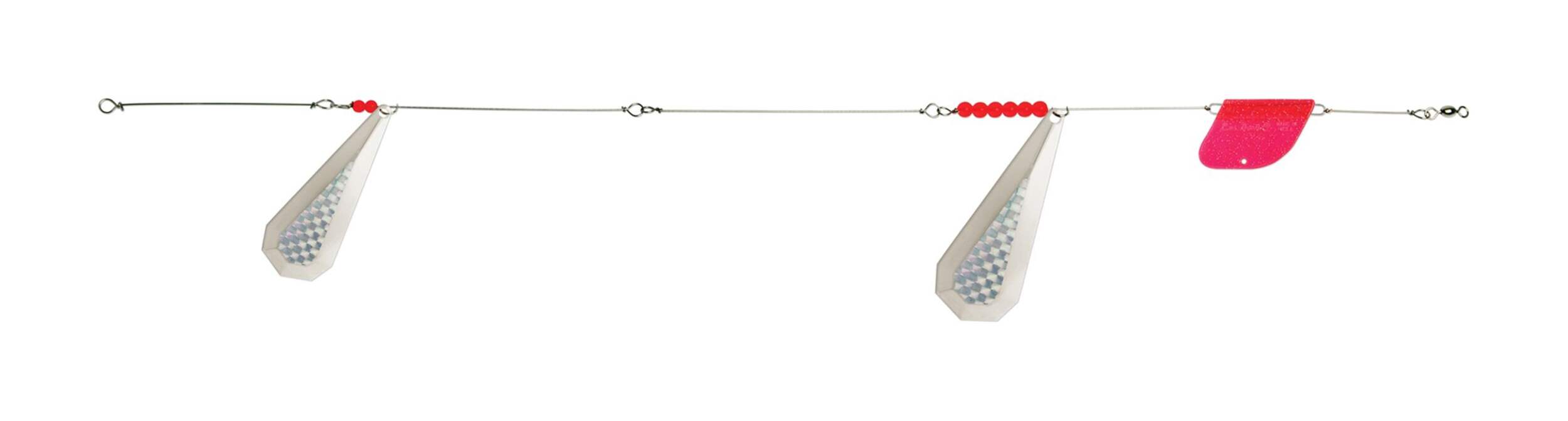 Luhr-Jensen Ford Fender Lake Troll, Nickel/Silver Prism Side_Right