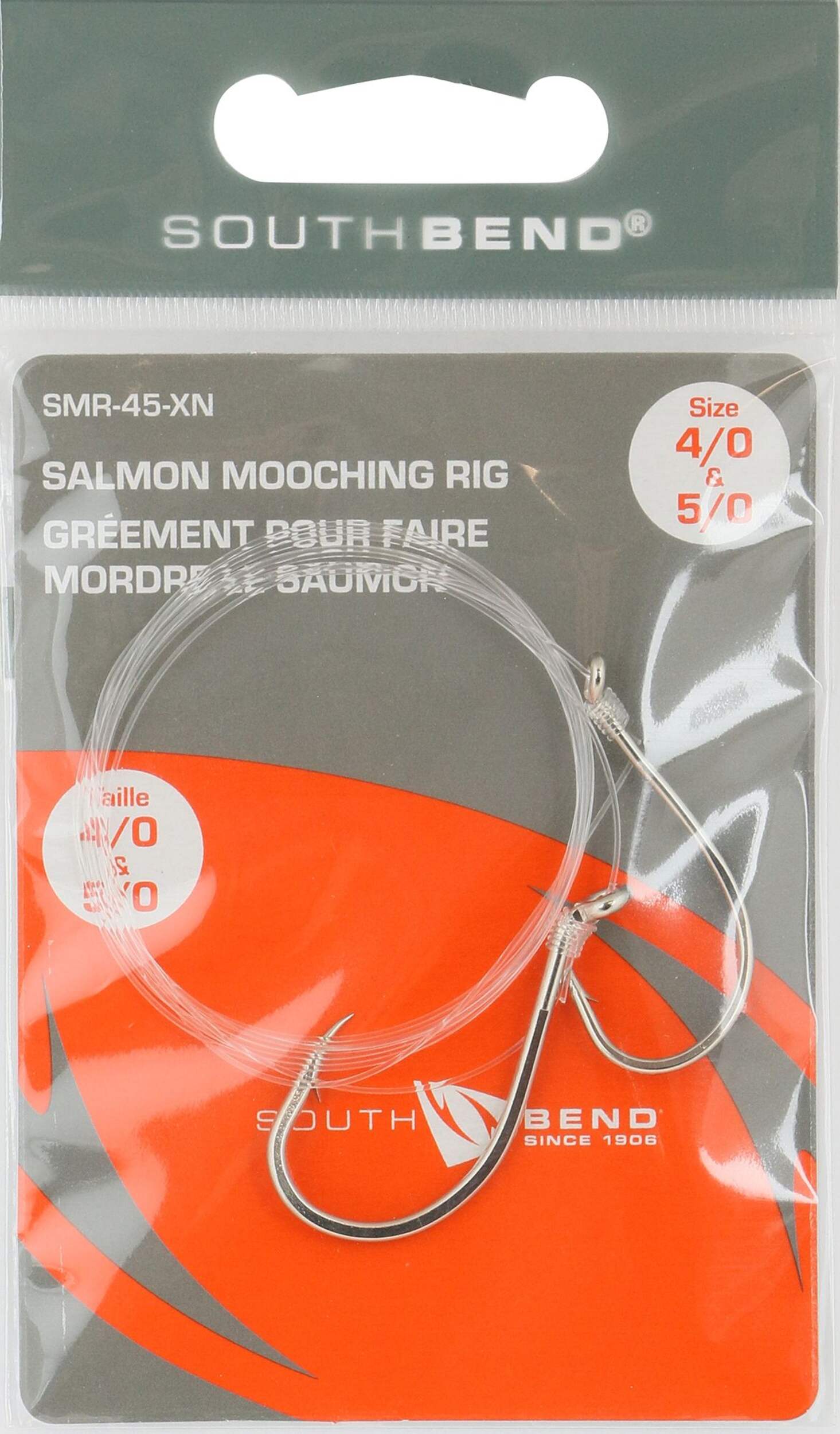 South Bend Salmon Rig Slip-Tie, Size 4/0 - 5/0 Front_Flat