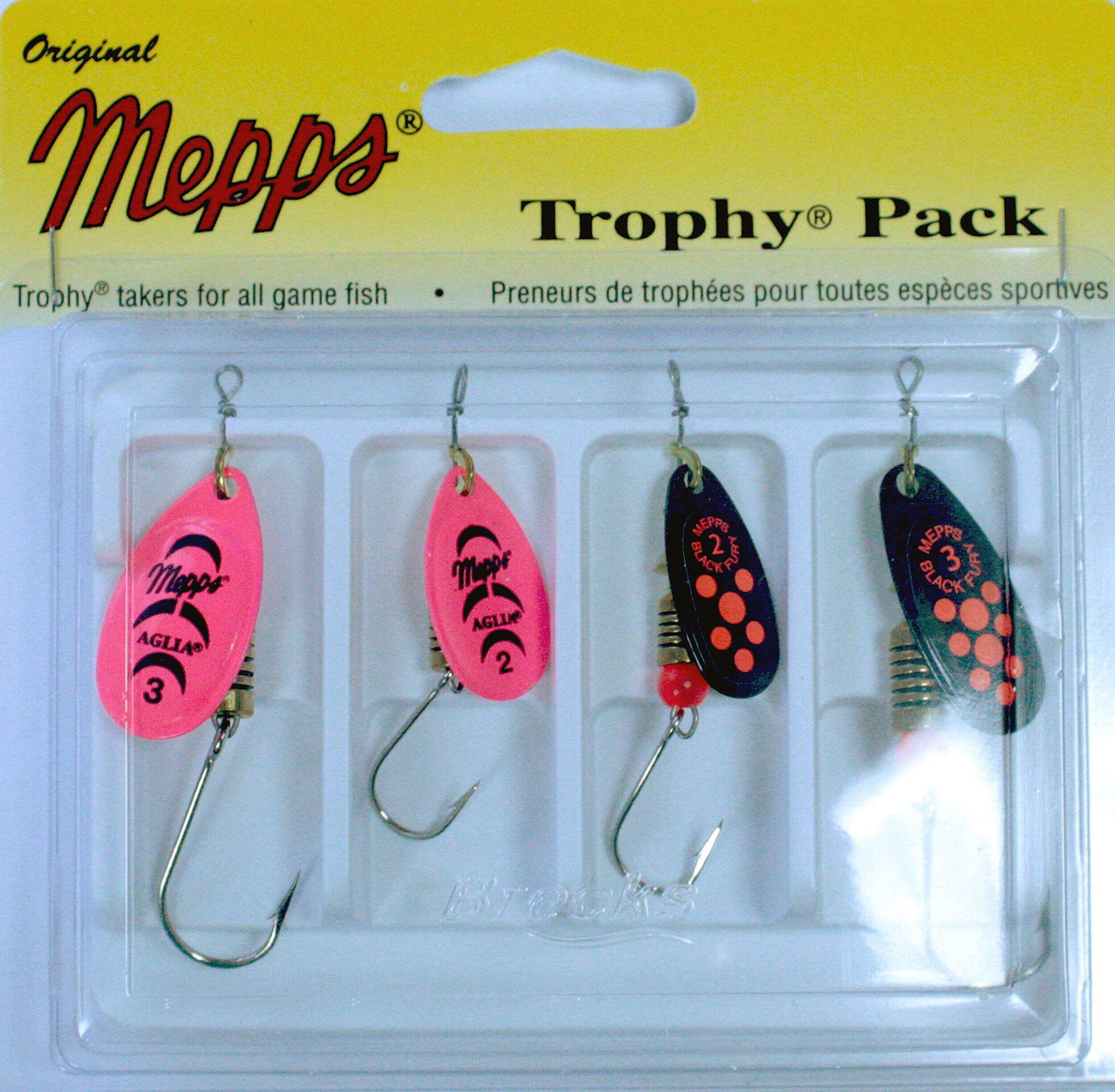 Mepps Aglia Spinner Lure Kit, 4-pk Front_Flat