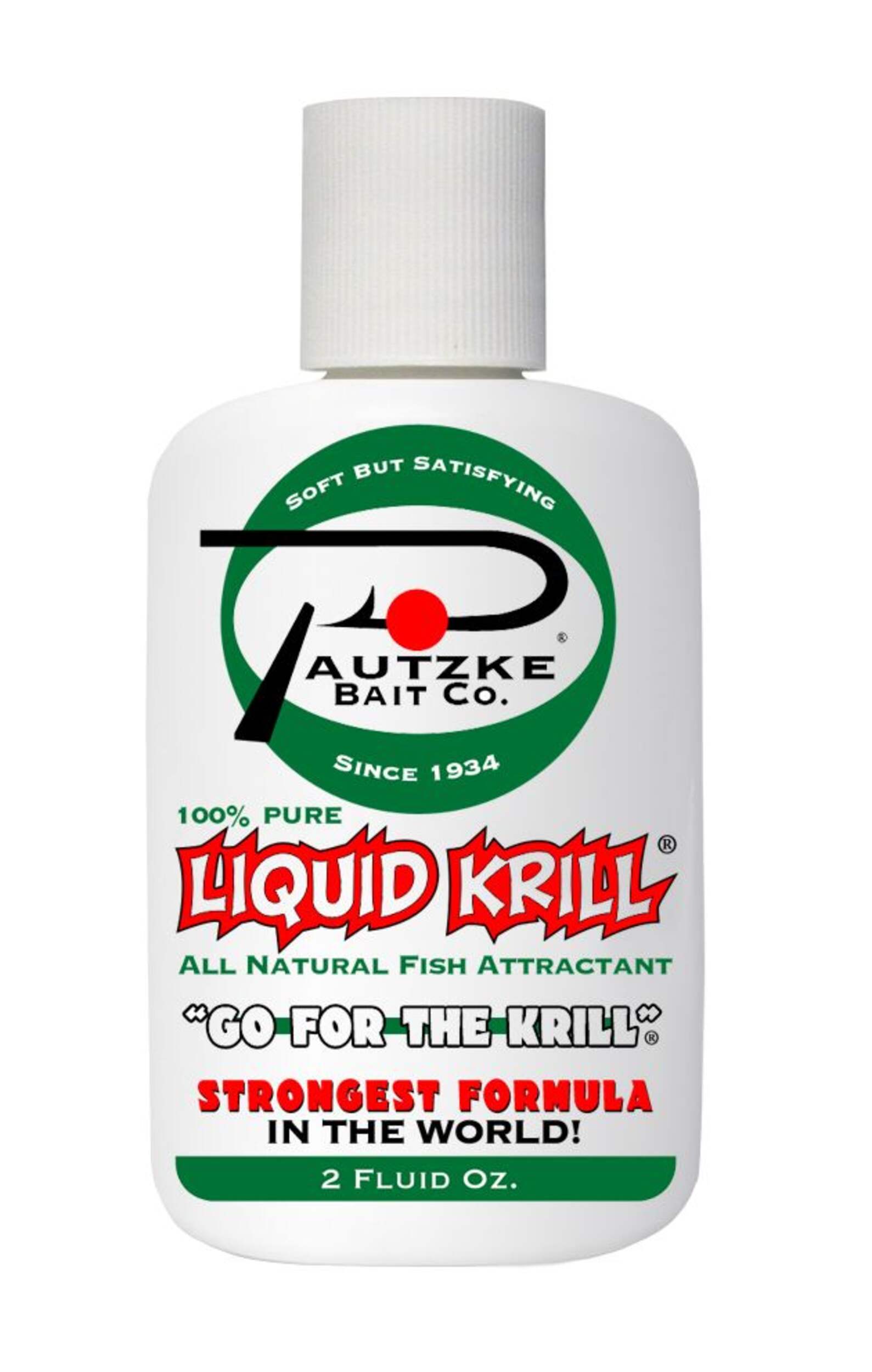 Pautzke Liquid Krill™ Attractant Bait, 2-oz Front_Flat