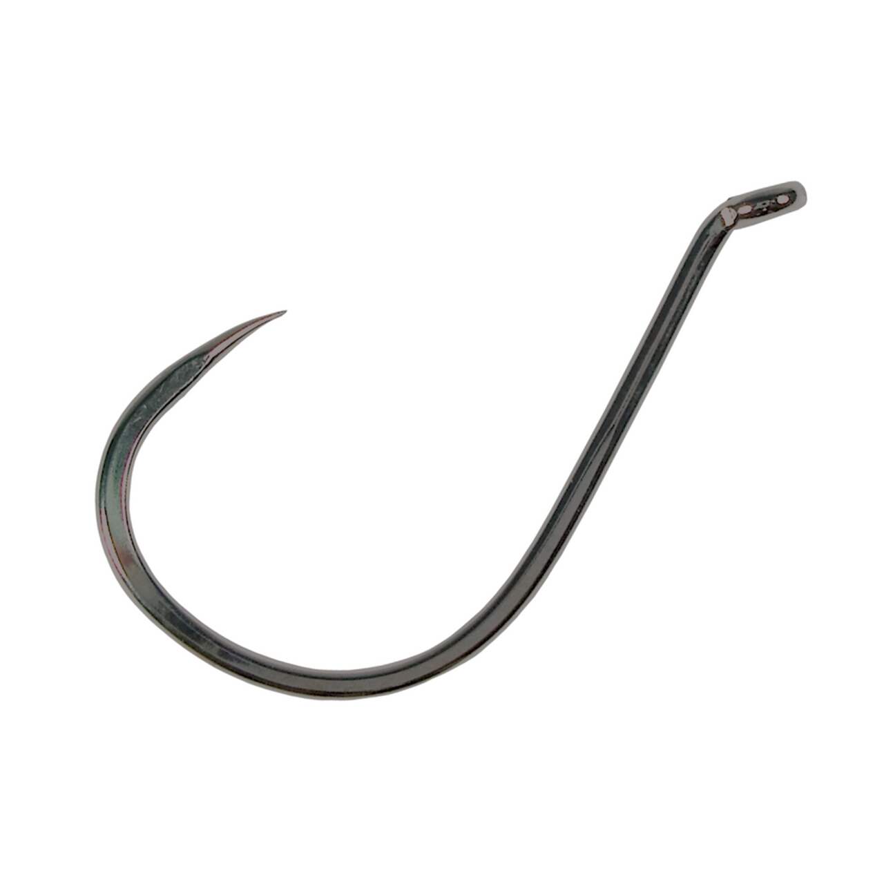 Unique Bargains 10 Pcs 4# Metal Eyeless Sharp Bait Barb Wire Leader Fishing  Hook Gray