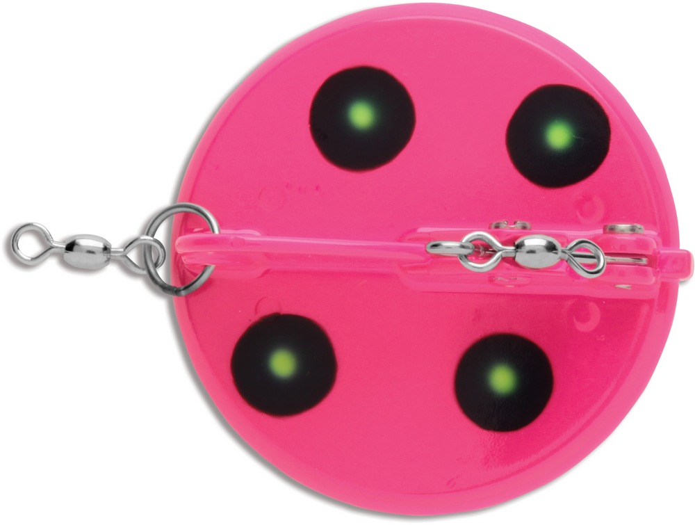 Luhr Jensen Dipsy Diver Lure, Orange Fire/ Chrome Bottom, Size 000