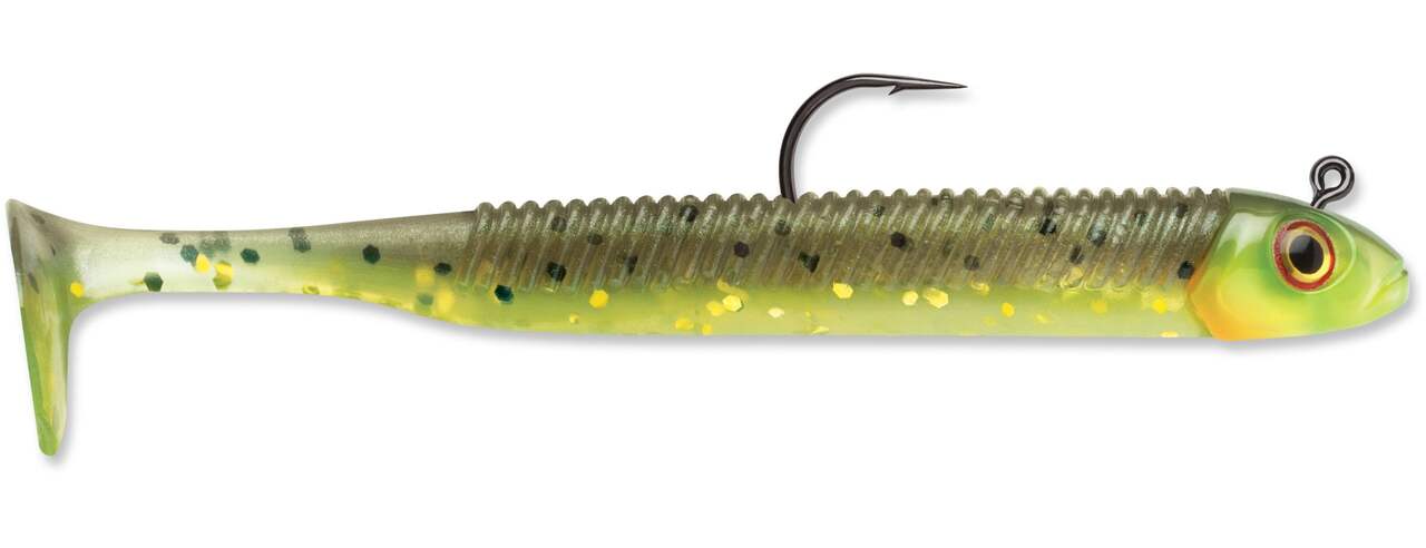 Fishing Tackle Lures Threadfin Swimbait Green-Bronze : : Sports &  Outdoors