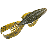 Strike King Rage Tail Bug Fishing Lure, 4-in Overhead_Flat