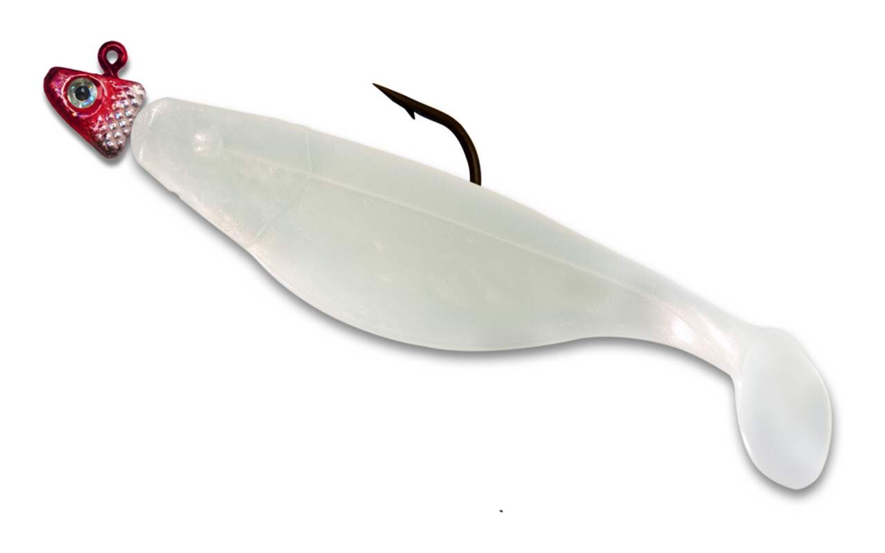 Mister Twister Sassy Shad, Rigged, 6-in