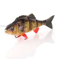 Savage Gear 4D Yellow Perch Bait, 6-3/4-in Front_Three_Fourths_Angled_Left