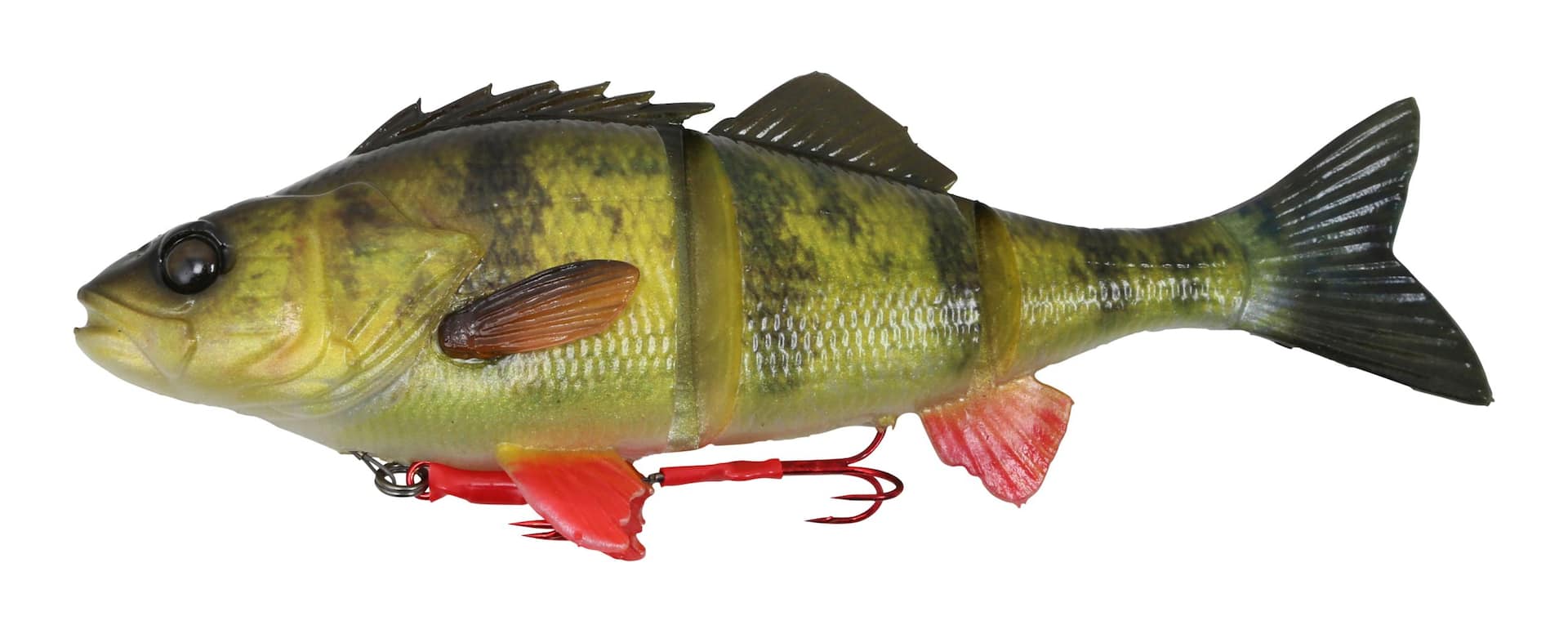 Savage Gear 4D Yellow Perch Bait, 6-3/4-in