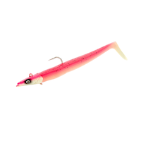 Savage Gear Sandeel Fishing Lure for Open Water Fishing, Assorted Colours, 6-in Front_Angled_Left