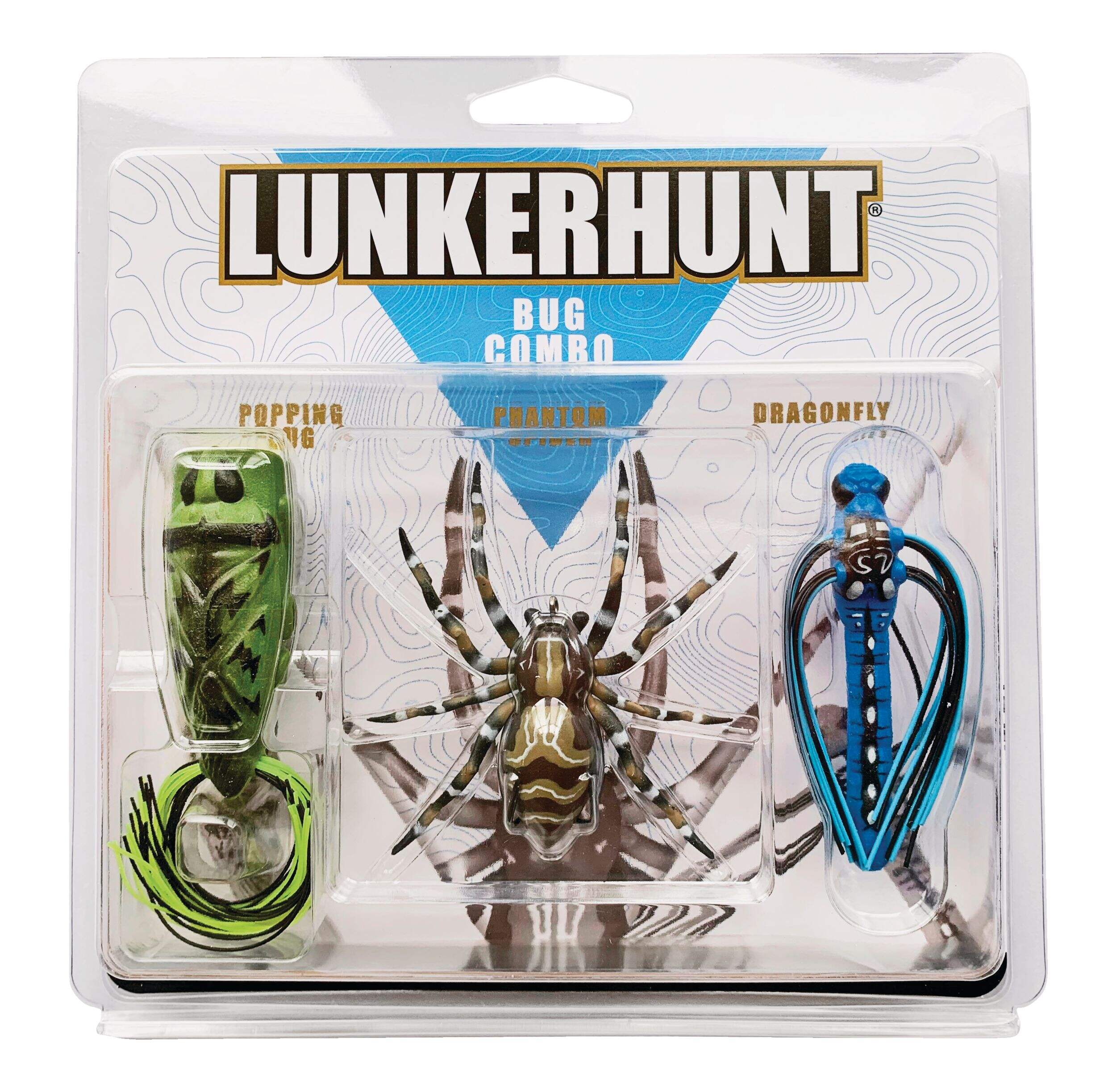 Appâts insectes Lunkerhunt, paq. 3 Front_Flat