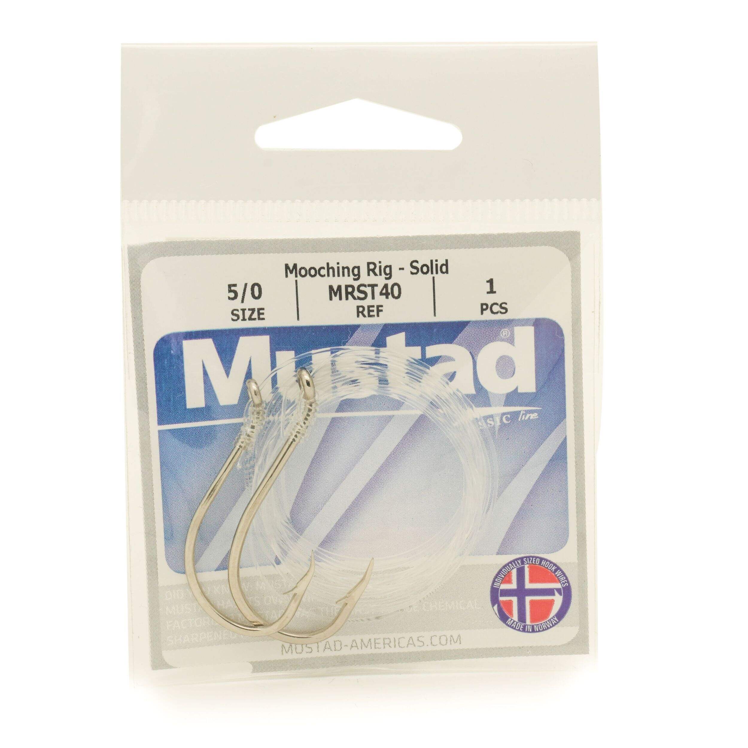 Mustad Solid Mooching Rig, 40-lb Front_Flat