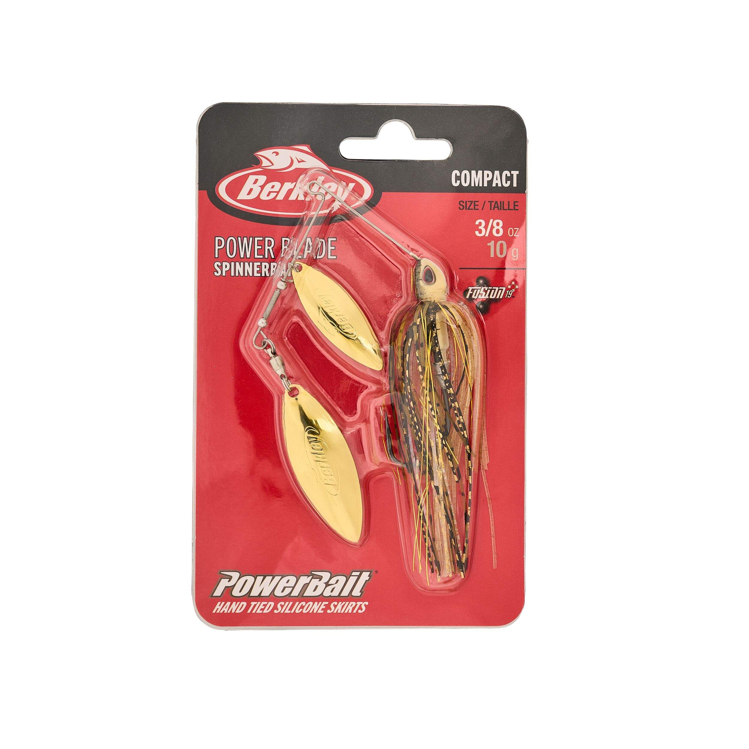 Berkley Power Blade Compact Spinnerbait Fishing Lure with Hand Tied ...