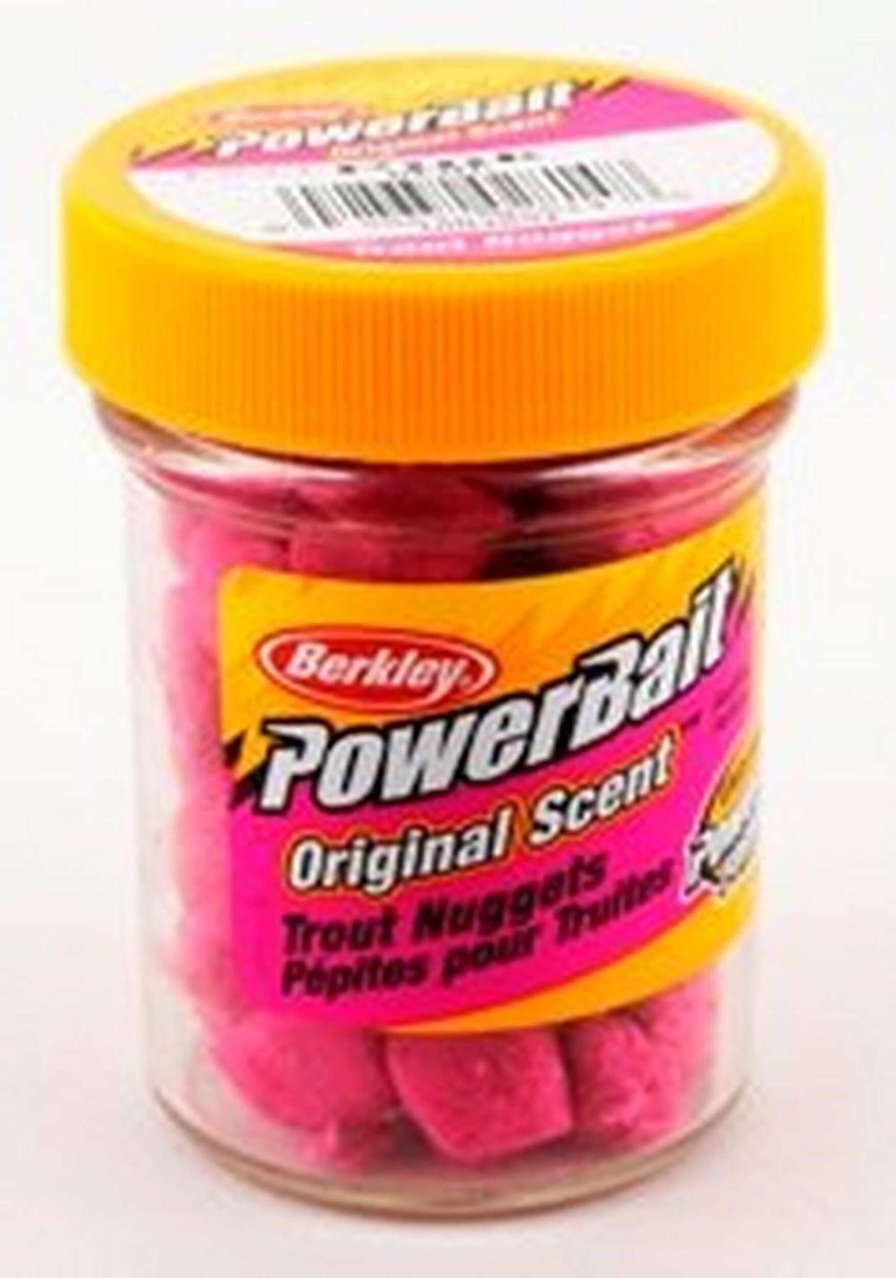 Berkley PowerBait® Power Nuggets® Fishing Attractant Bait, Pink, 1.1-oz Overhead_Plunge