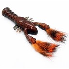 8cm Artificial Soft Fishing Bait Attractive Crayfish Shape Lure Soft  Durable Moving Bait Outdoor Fishing Accessory