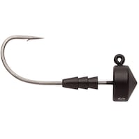 VMC RedLine Series™ Tungsten Ned Head Fishing Jig, #1/0, Matte Black, 1/4-oz Side_Right