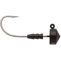 VMC RedLine Series™ Tungsten Ned Head Fishing Jig, #1/0, Matte Black, 1/8-oz Side_Right