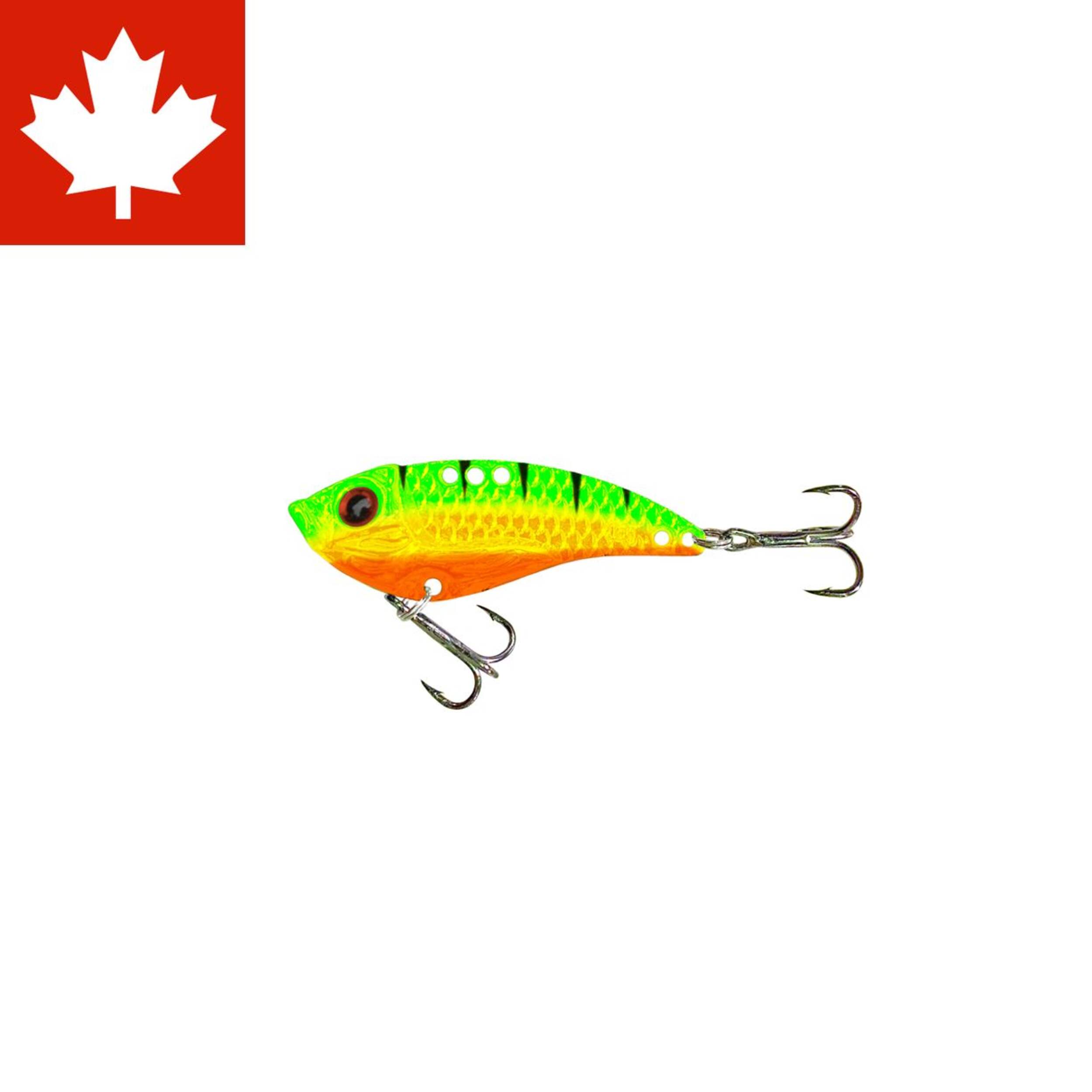 Appât à lame Lucky Strike VIBE, 2 po, 1/2 oz, tigre de feu Side_Left