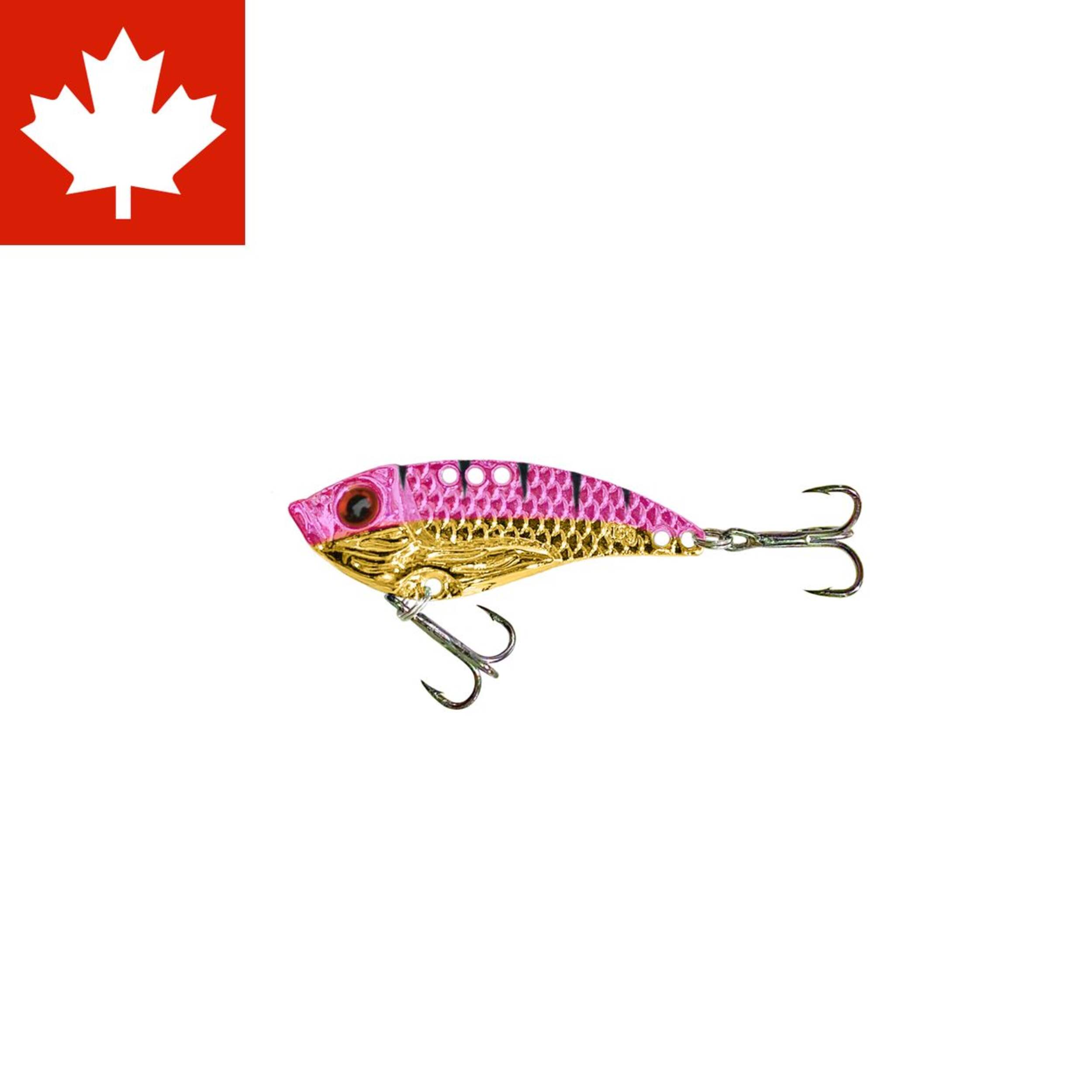 Appât à lame Lucky Strike VIBE, 2 po, 1/2 oz, tigre rose Side_Left