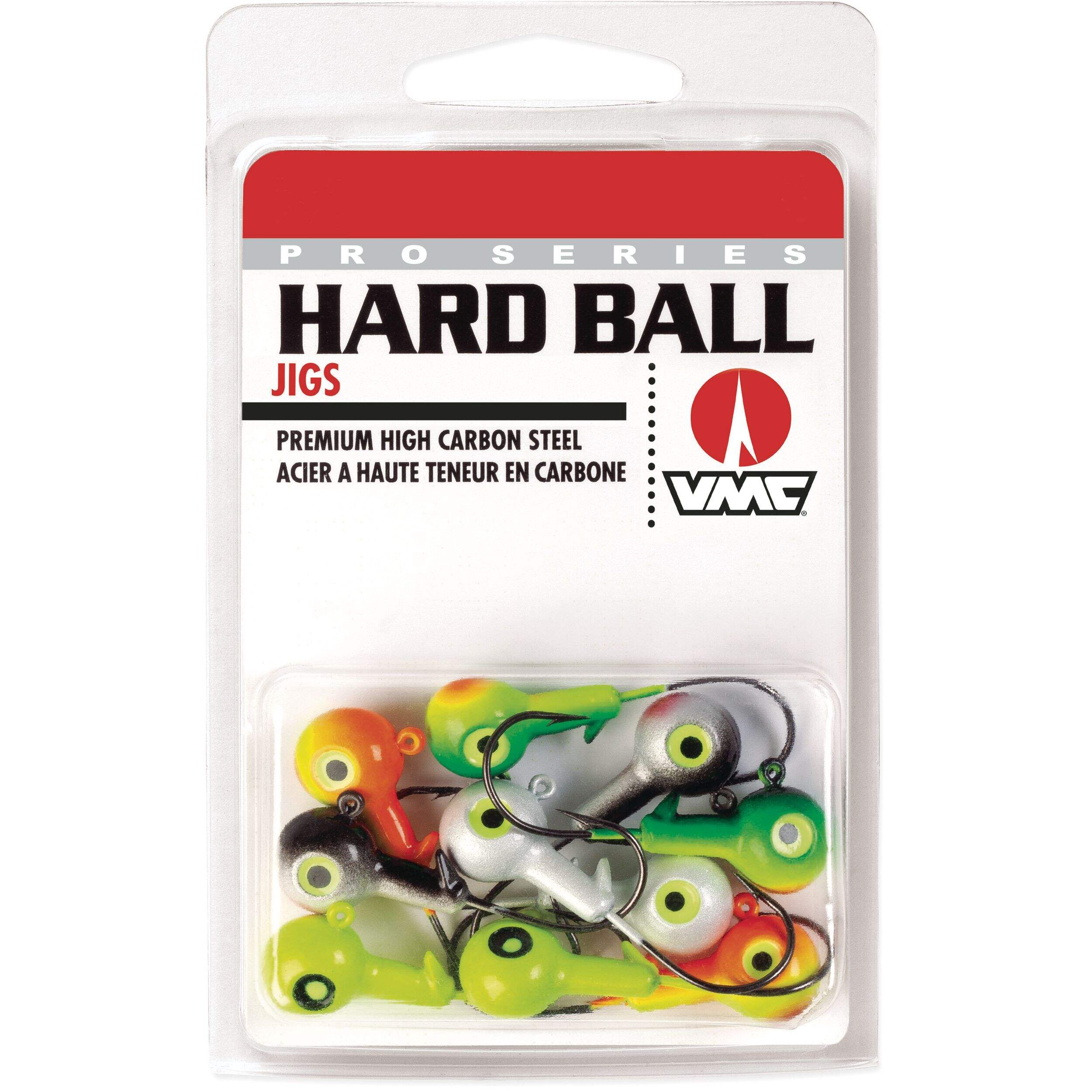 Dandinette sphérique dure VMC, couleurs variées, 1/4 oz, paq. 10 Front_Flat