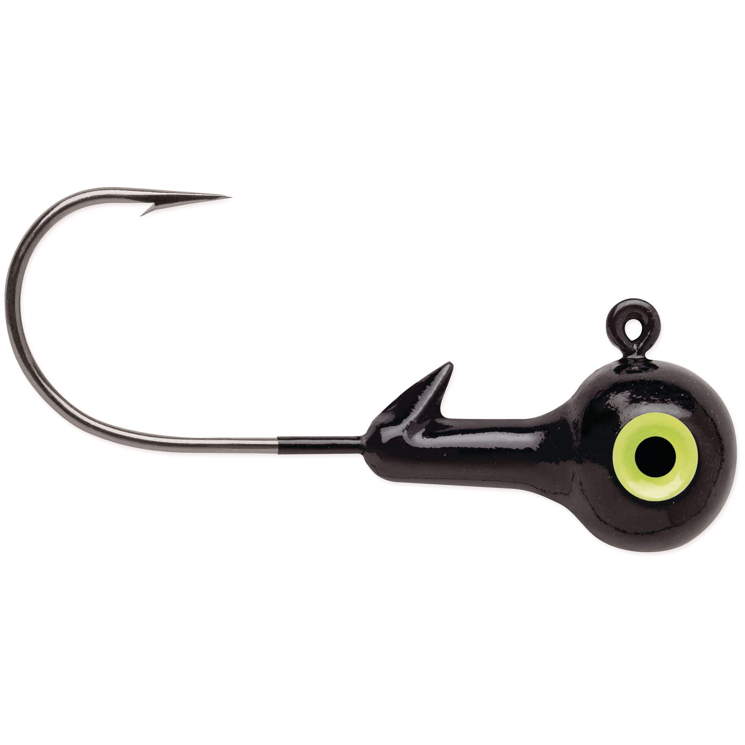 VMC Hard Round Ball Jig, Black, 1/2-oz Side_Right