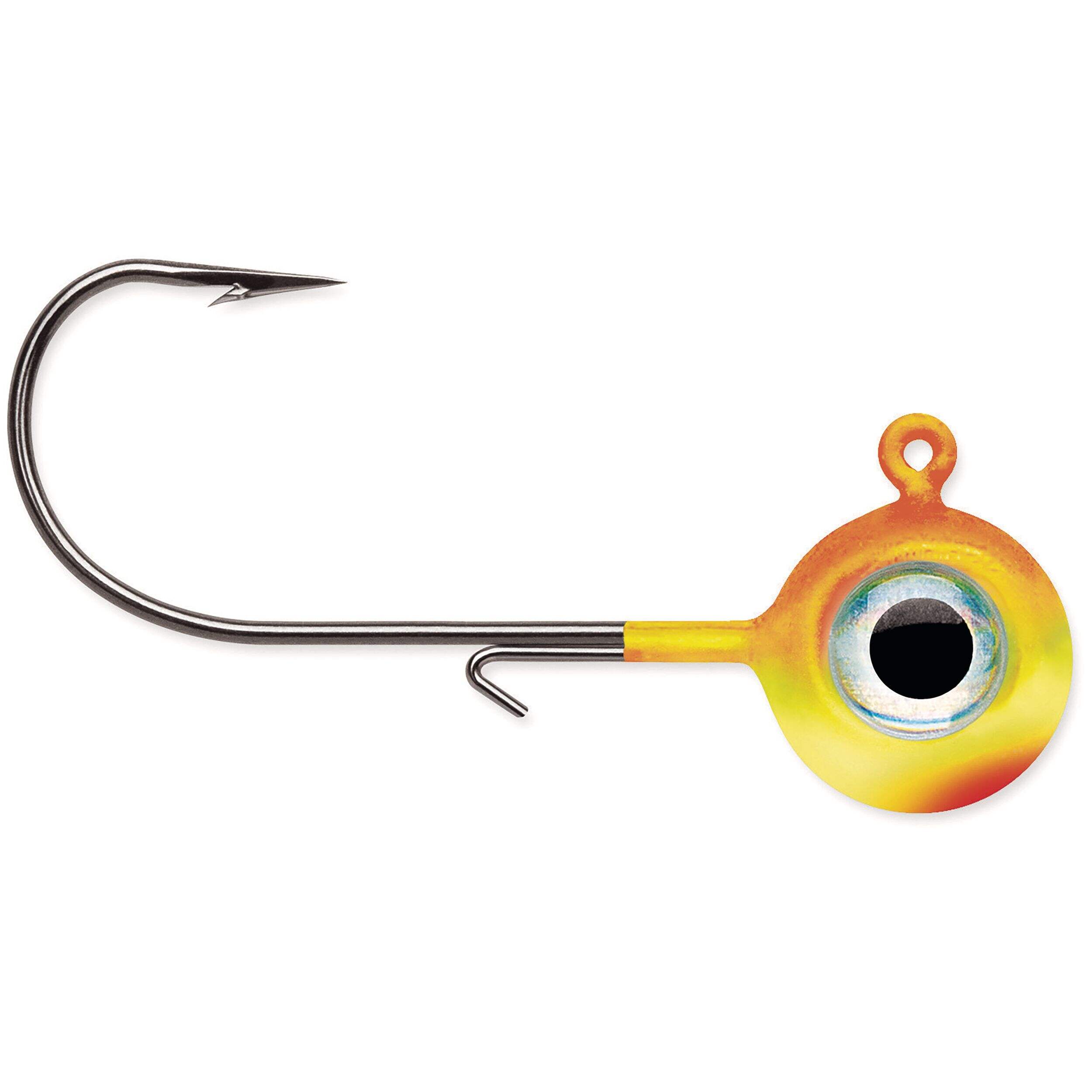 VMC Neon Moon Eye Jig, Chartreuse Orange, 1/4-oz Side_Right