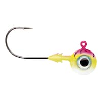 VMC Tungsten Moon Eye Jig, Pink Fire UV, 1/4-oz Side_Right