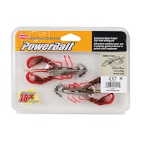 Leurre prémonté Berkley PowerBait Clatter Craw, 3 po, rouge melon d'eau Front_Flat