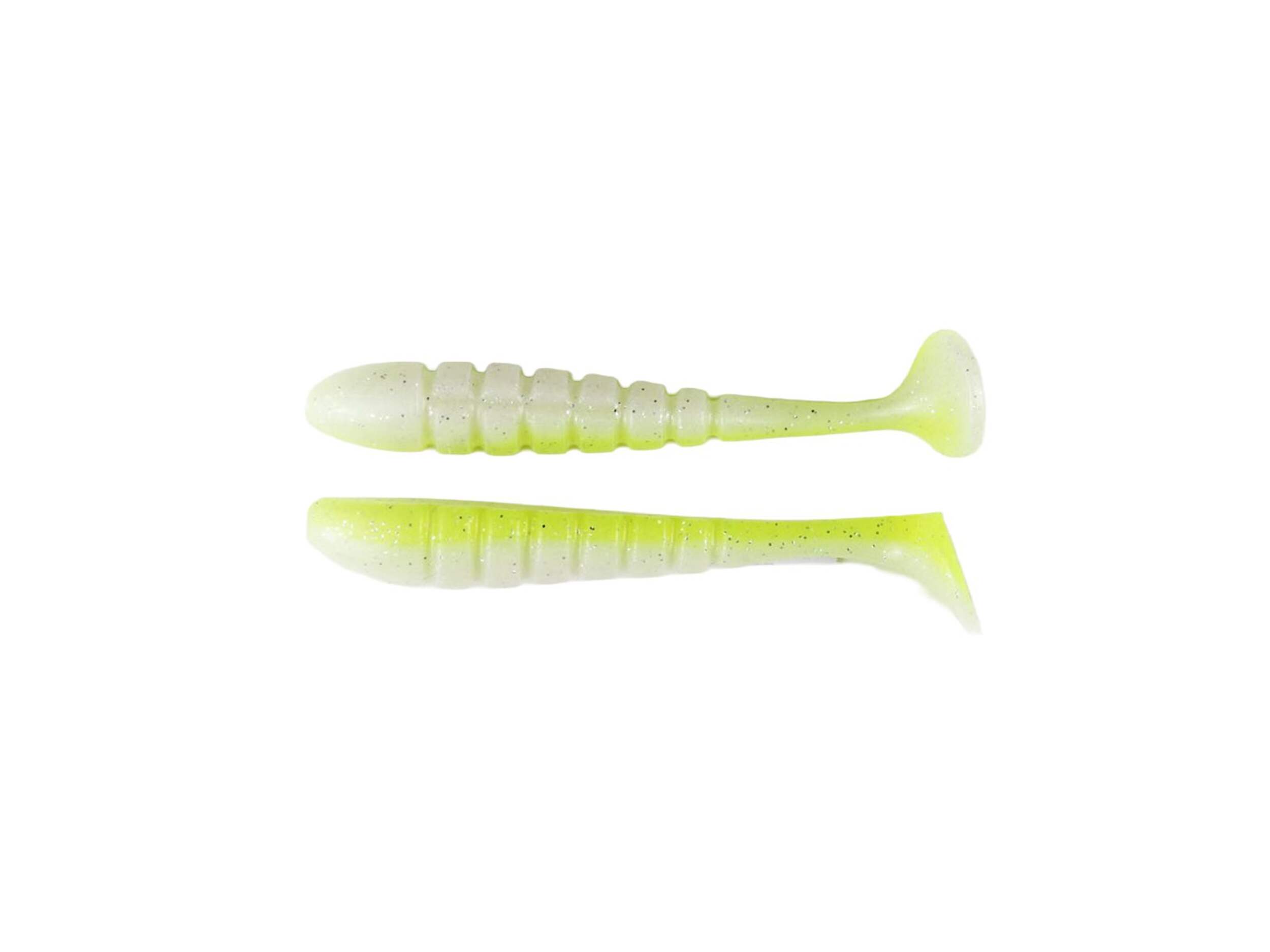 X Zone 4-in Pro Series 6-pk Swammer Chartreuse Pearl Swimbait Composite_or_Mixed