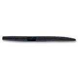 Gary Yamamoto Senko 5-in Black with Large Blue Flake Side_Left