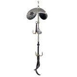 Savage Gear Double Blade 1/2 oz Black Gold Bucktail Lure Front_Flat