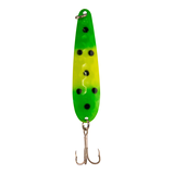 Northern King 28 FGH Trolling Fishing Spoon, The Hot Frog, 3-3/4-in, 1/2-oz Front_Flat