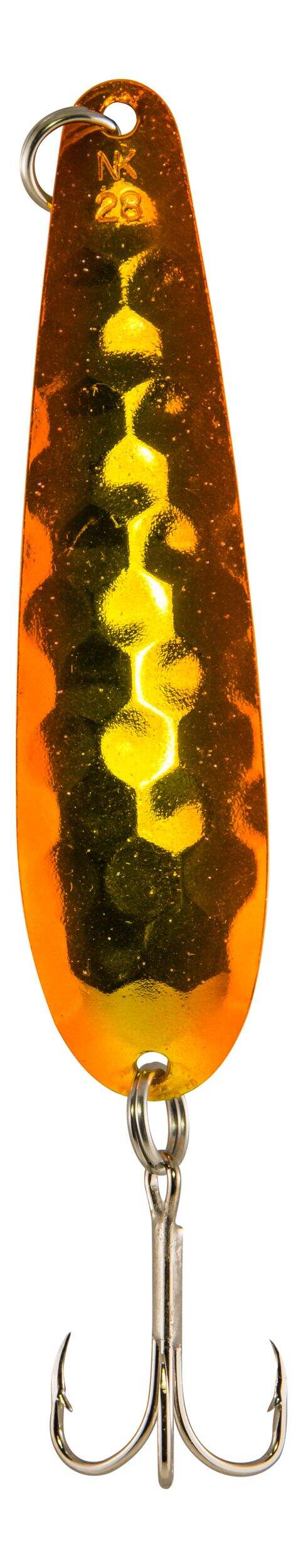 Northern King 28 Fishing Spoon, Orange, 3-3/4-in, 1/2-oz Front_Flat