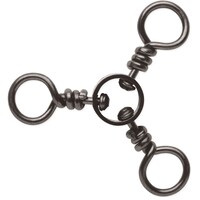 Émerillon à trois voies VMC en laiton, #6, nickel noir Front_Flat