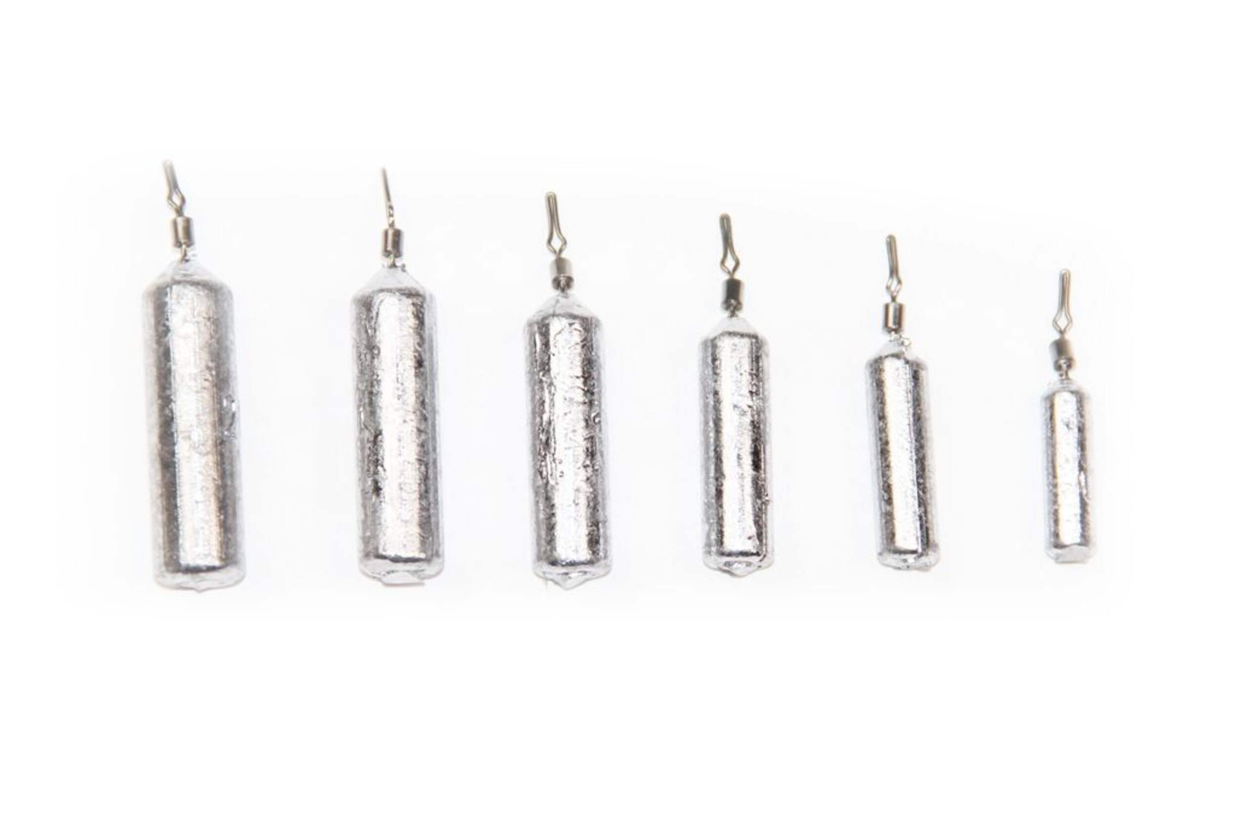 X Zone Lead Pencil Drop Shot Fishing Weight, 1/2-oz, 6-pk Front_Flat