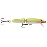 Rapala Jointed Lure 5-1/4-in Silver/Chartreuse Side_Right