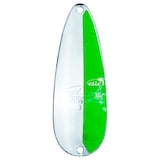 Leurre Etic Toronto Wobbler, nickel/bande verte, 2,5 po Front_Flat
