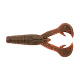 Berkley PowerBait® MaxScent Crud Craw, Fire Craw, 4-inch Fishing Lure Overhead_Flat