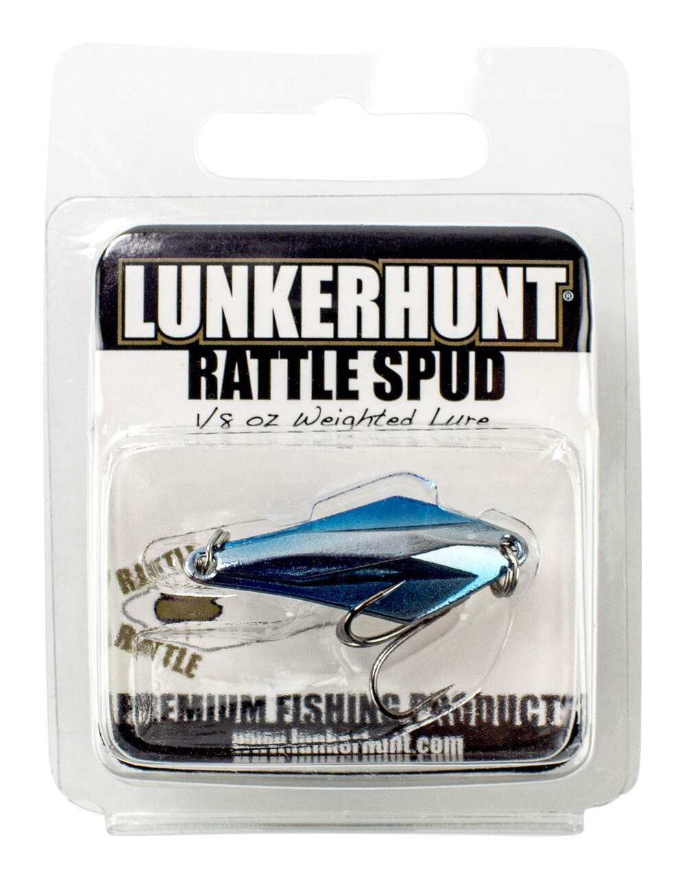 Lunkerhunt Ice Fishing Rattle Spud, 1/8-oz