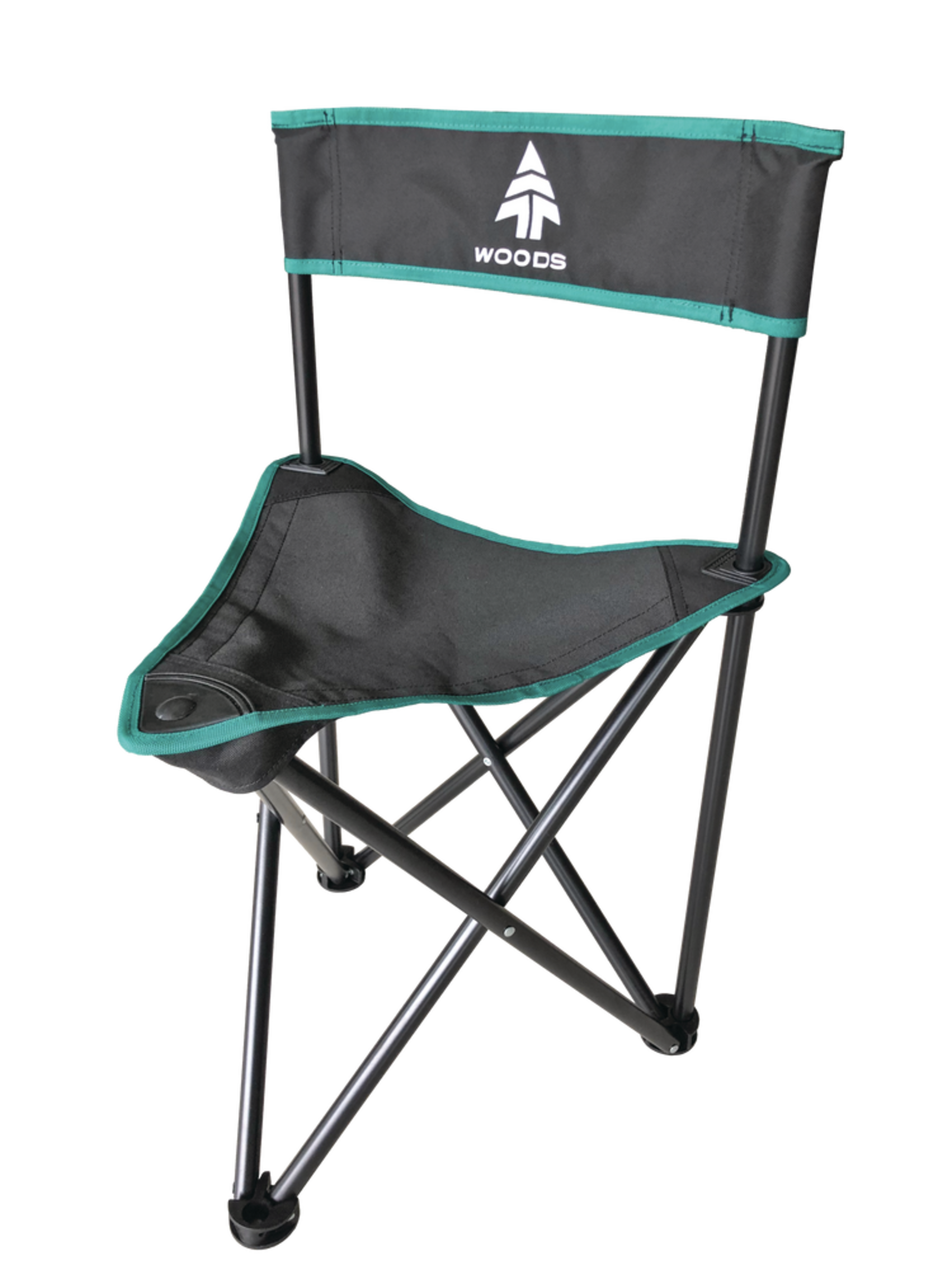 Woods™ Kenora Ice Fishing Chair, Foldable & Portable Front_Three_Fourths_Angled_Left