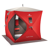 Outbound Ice Fishing Shelter Crystal 2 Insulated Front_Three_Fourths_Angled_Right
