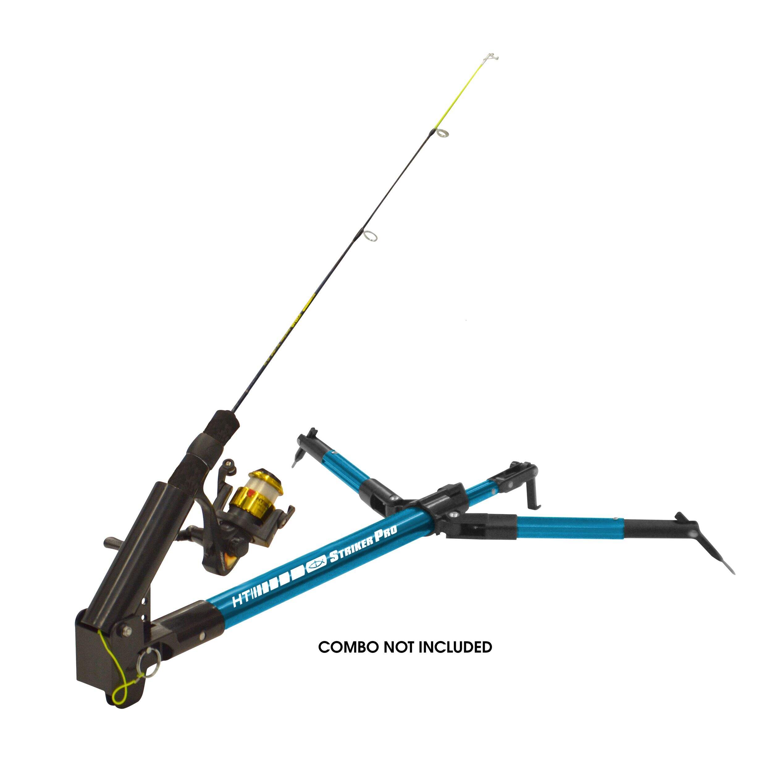 HT Striker Pro Auto Hookset System, Corrosion Resistant, Black Back_Angled_Right