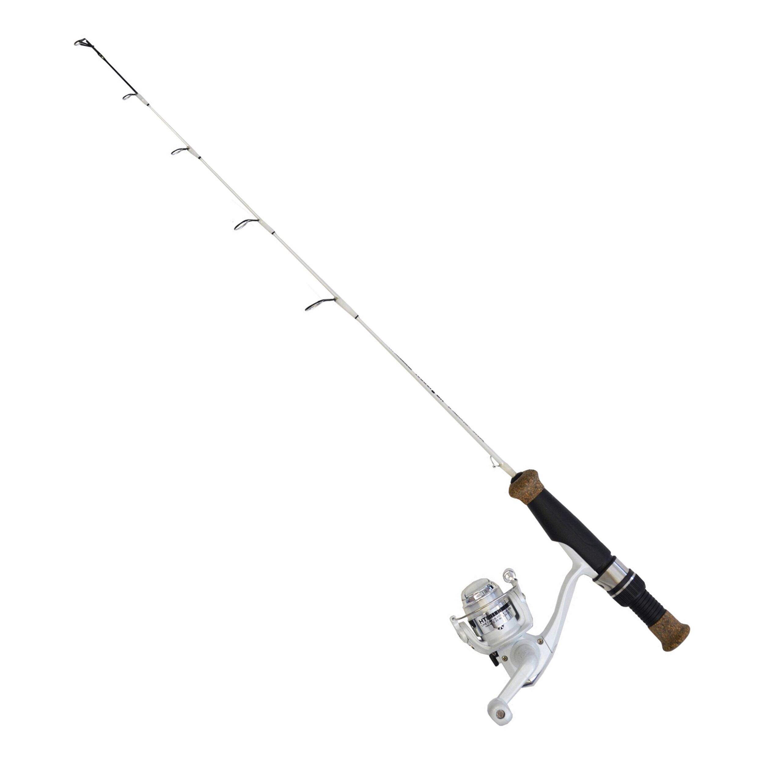 HT Iceberg Spinning Ice Fishing Combo with Lightweight Handle, Medium, 27-in Side_Left