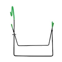 HT Lift N' Hook Rod Holder for Fishing, Foldable Build