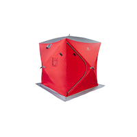 Outbound Crystal Insulated 4-Person Ice Shelter, Red