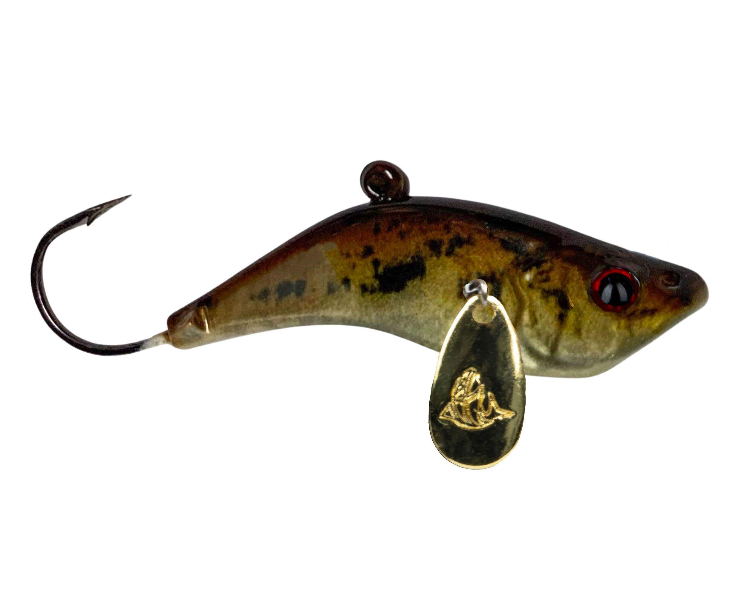 Freedom Tackle Sim Shad Jig, Dark Goby, 1/2-oz Front_Flat