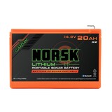 Norsk 14.8V 20Ah Lithium-Ion Ice Fishing Battery Front_Flat